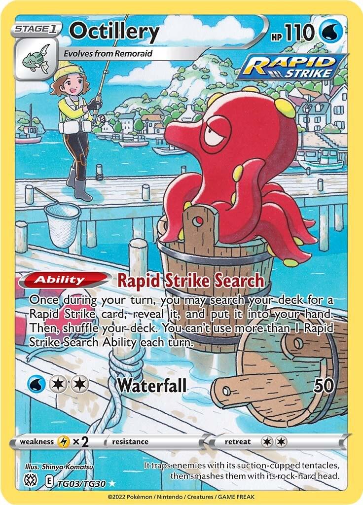 Brilliant Stars Octillery Pokémon card